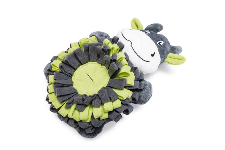 beeztees Hundespielzeug Hide and Seek Kuh